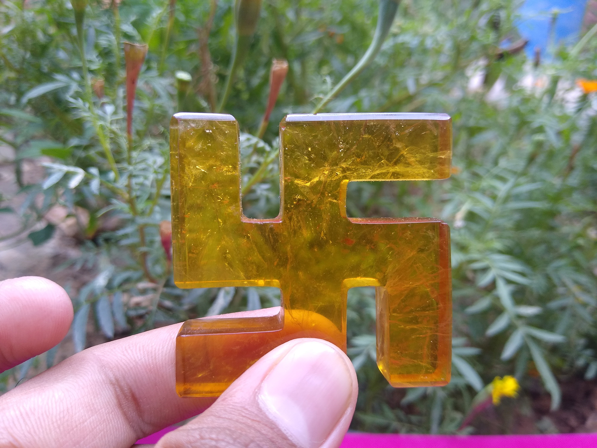 Fluorite Swastika