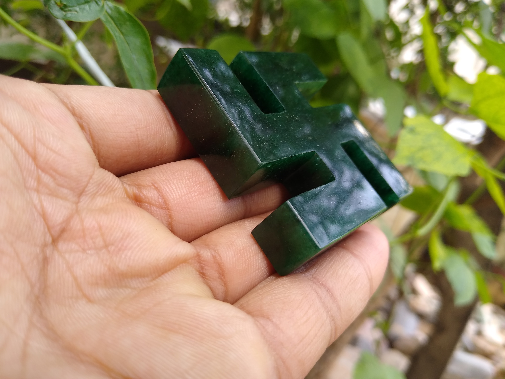 Green Jade Swastika