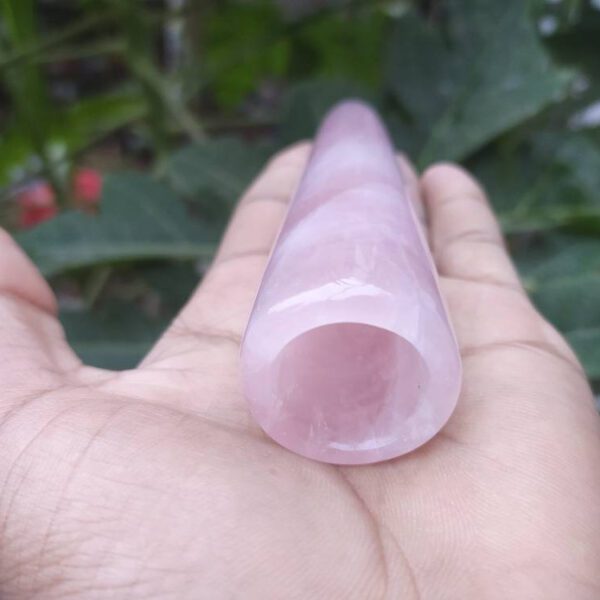 Rose quartz chillum