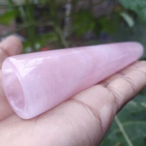 Rose quartz chillum