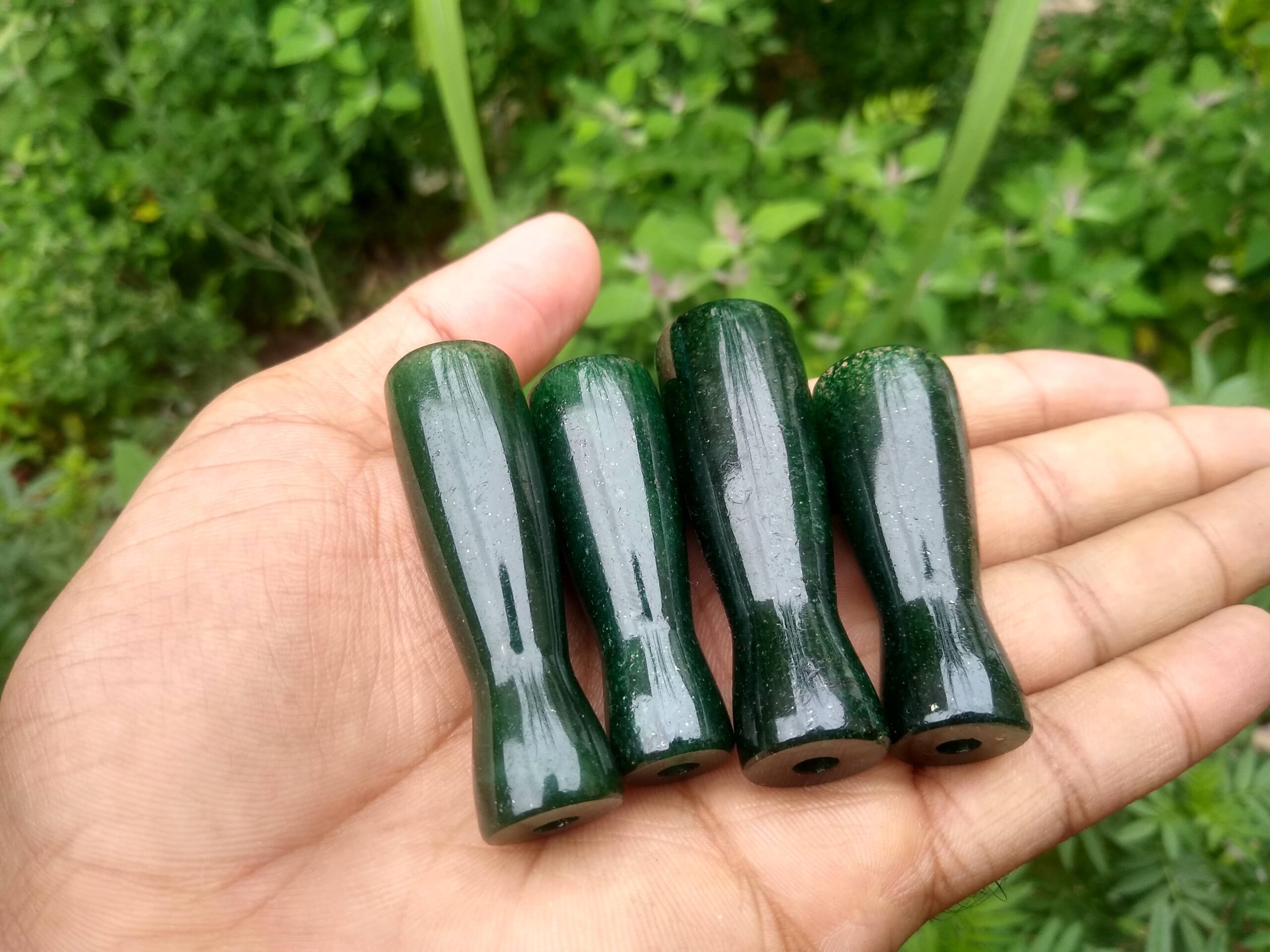 Small Green Jade Chillum