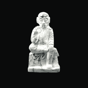 Howlite Sai Baba Statue