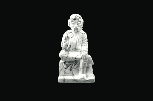 Howlite Sai Baba Statue