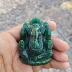 Green jade Ganesha