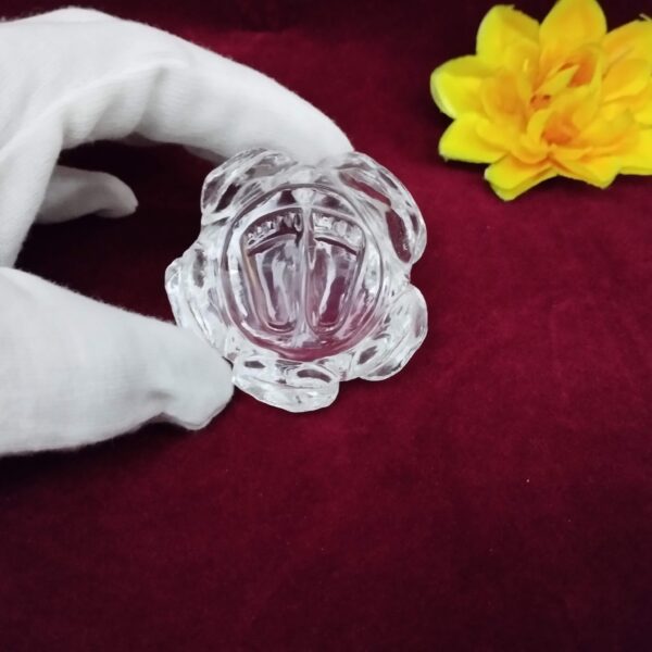 Clear Sphatik Charan Paduka